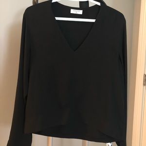 Babaton long sleeve crop top